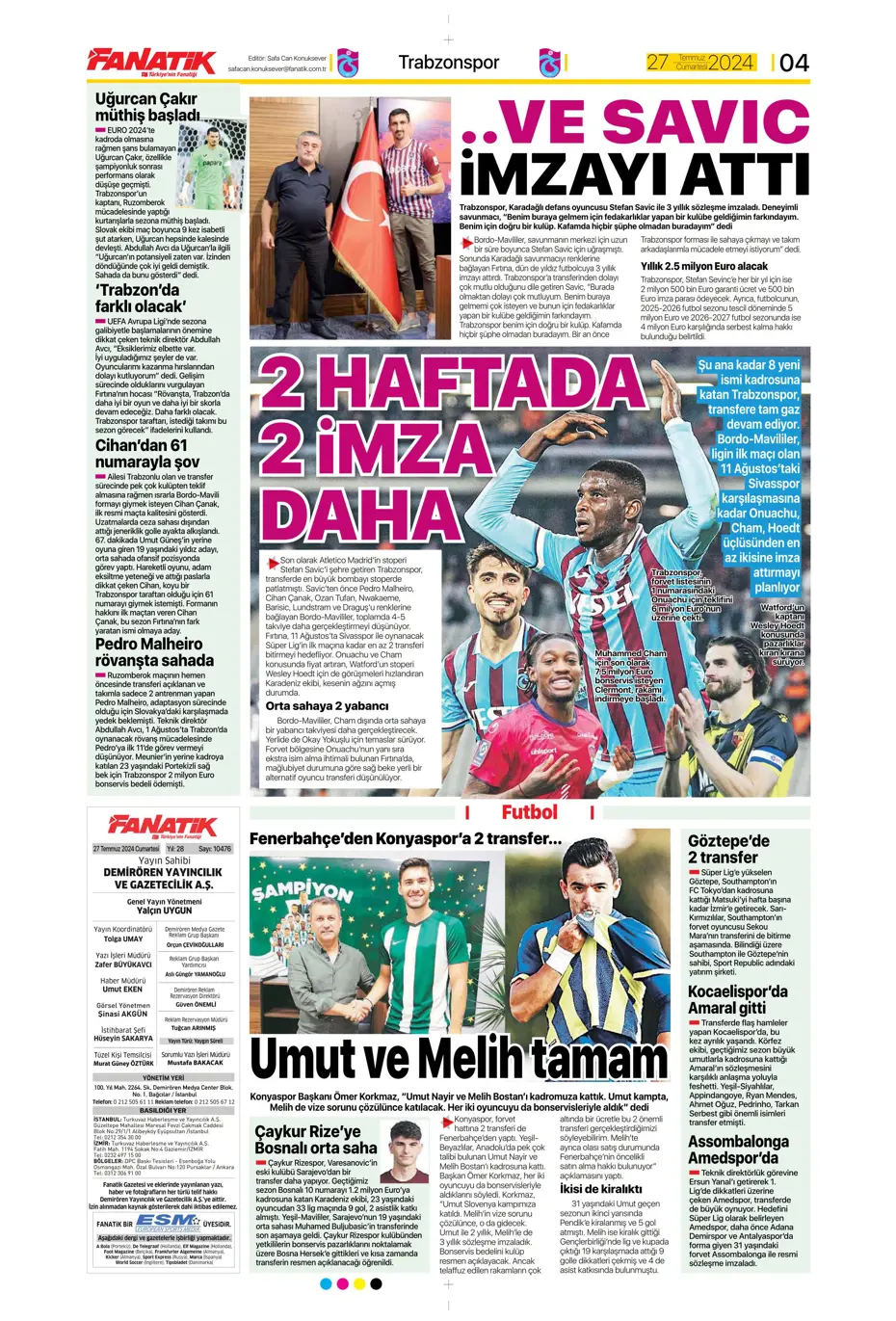 "Rodrigo Becao'ya Lyon kancası" | Sporun manşetleri - 7