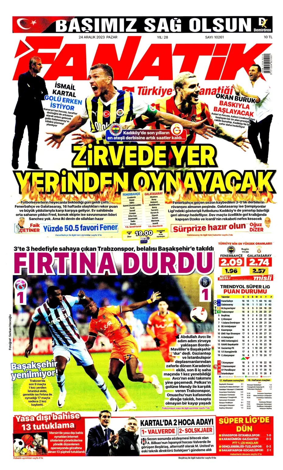 "Flick takımı görünce vazgeçti" | Sporun manşetleri (24 Aralık 2023) - 5