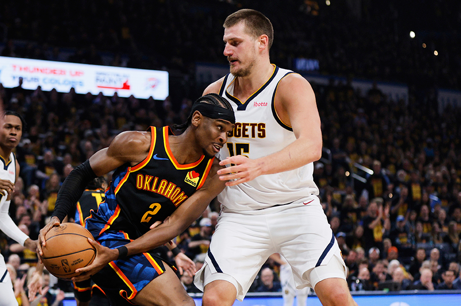 Thunder'dan Nuggets'a 43 sayı fark: Seri 1-1'e geldi