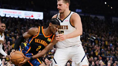 Thunder'dan Nuggets'a 43 sayı fark: Seri 1-1'e geldi