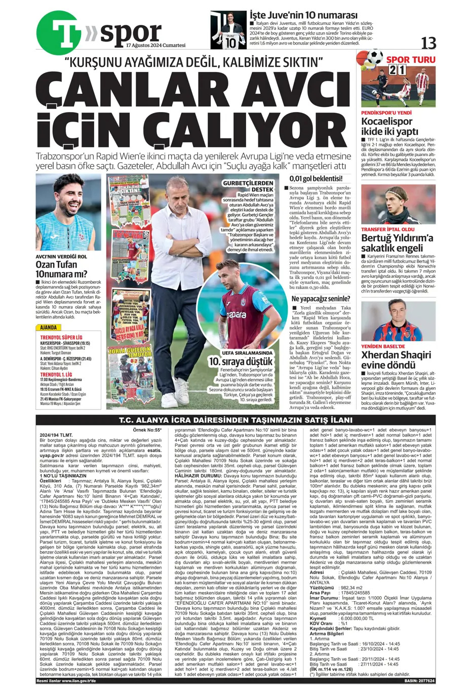 "Fenerbahçe, Fred'in alternatifini buldu" | Sporun manşetleri - 37