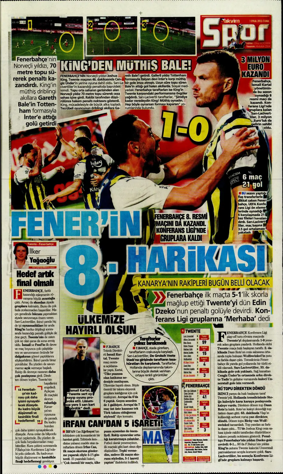 "Sergio Ramos'a '2 Eylül'e kadar cevabını ver' resti" | Sporun manşetleri (1 Eylül 2023) - 38 "Sergio Ramos'a '2 Eylül'e kadar cevabını ver' resti" | Sporun manşetleri (1 Eylül 2023) - 38