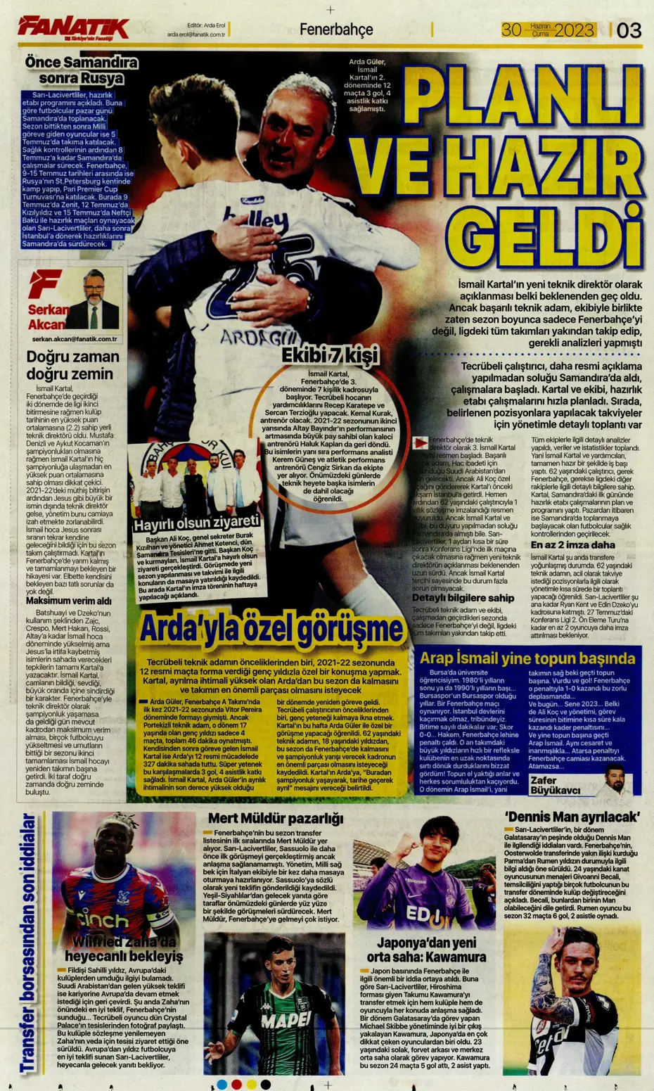 "Cavani heyecanı" | Sporun manşetleri (30 Haziran 2023) - 3