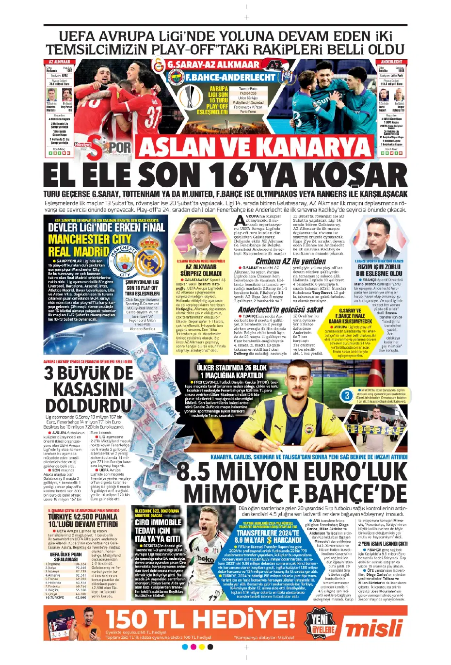"Morata geliyor" | Sporun manşetleri - 13