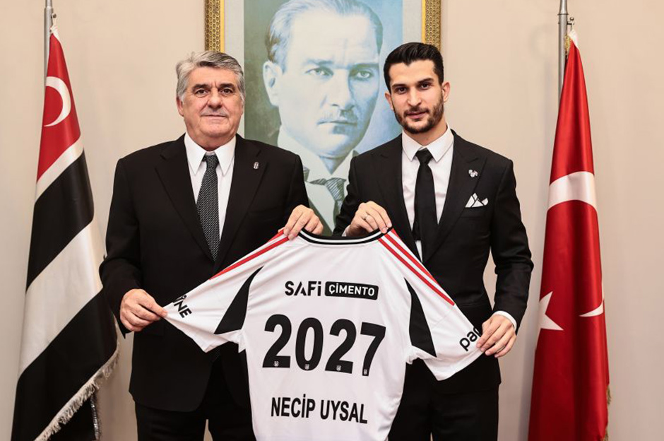 Beşiktaş'tan Necip Uysal'a yeni sözleşme