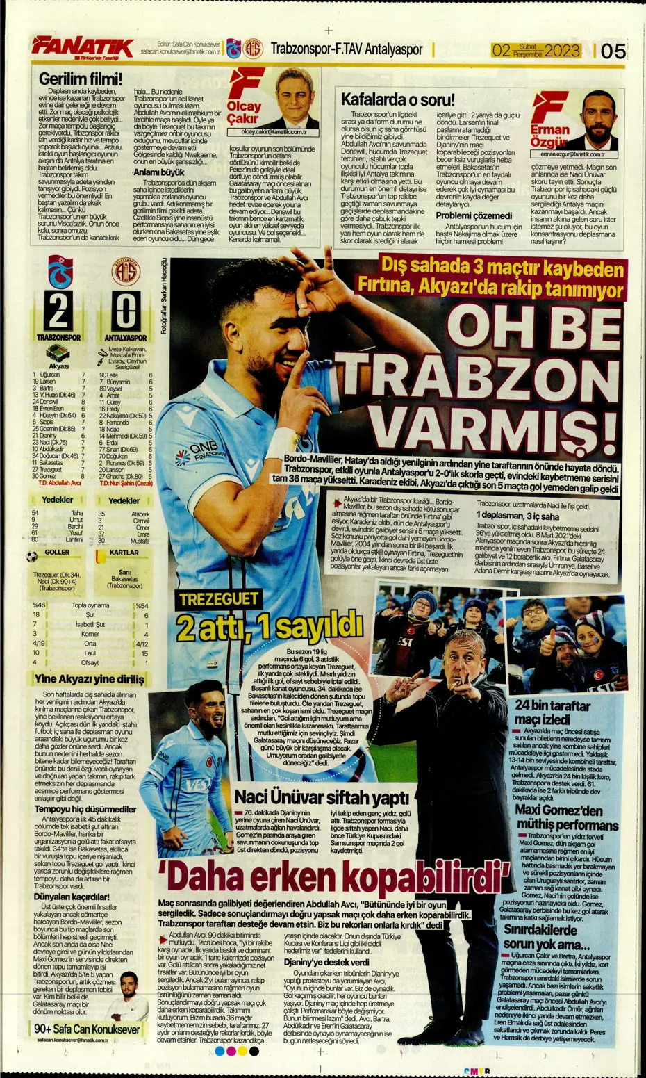 Sporun Manşetleri (2 Şubat 2023) - 11
