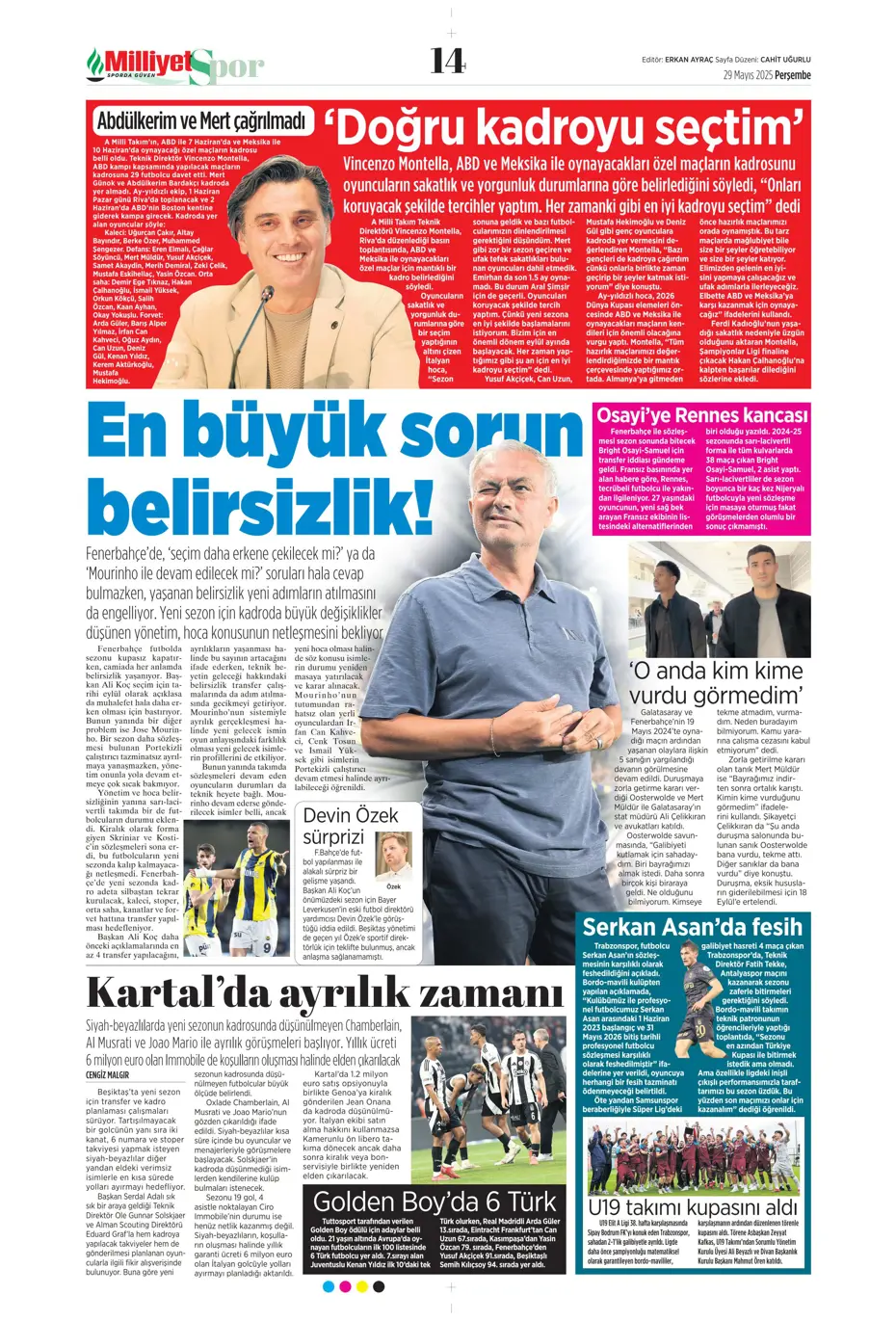 "Osimhen'in karar anı" | Sporun manşetleri - 17