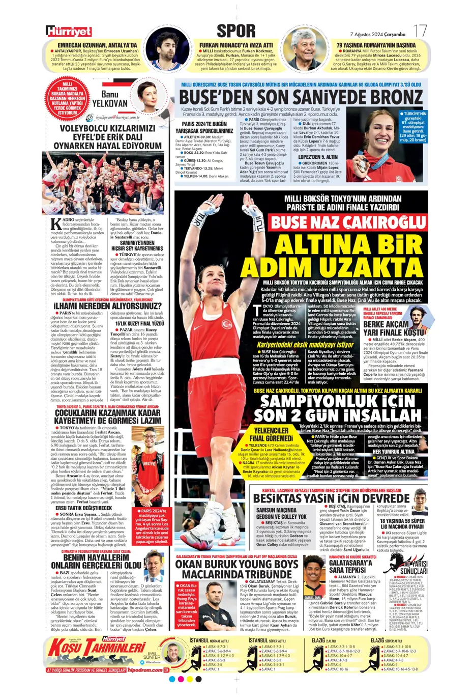 "12 milyon euroya Becao" | Sporun manşetleri - 18 "12 milyon euroya Becao" | Sporun manşetleri - 18