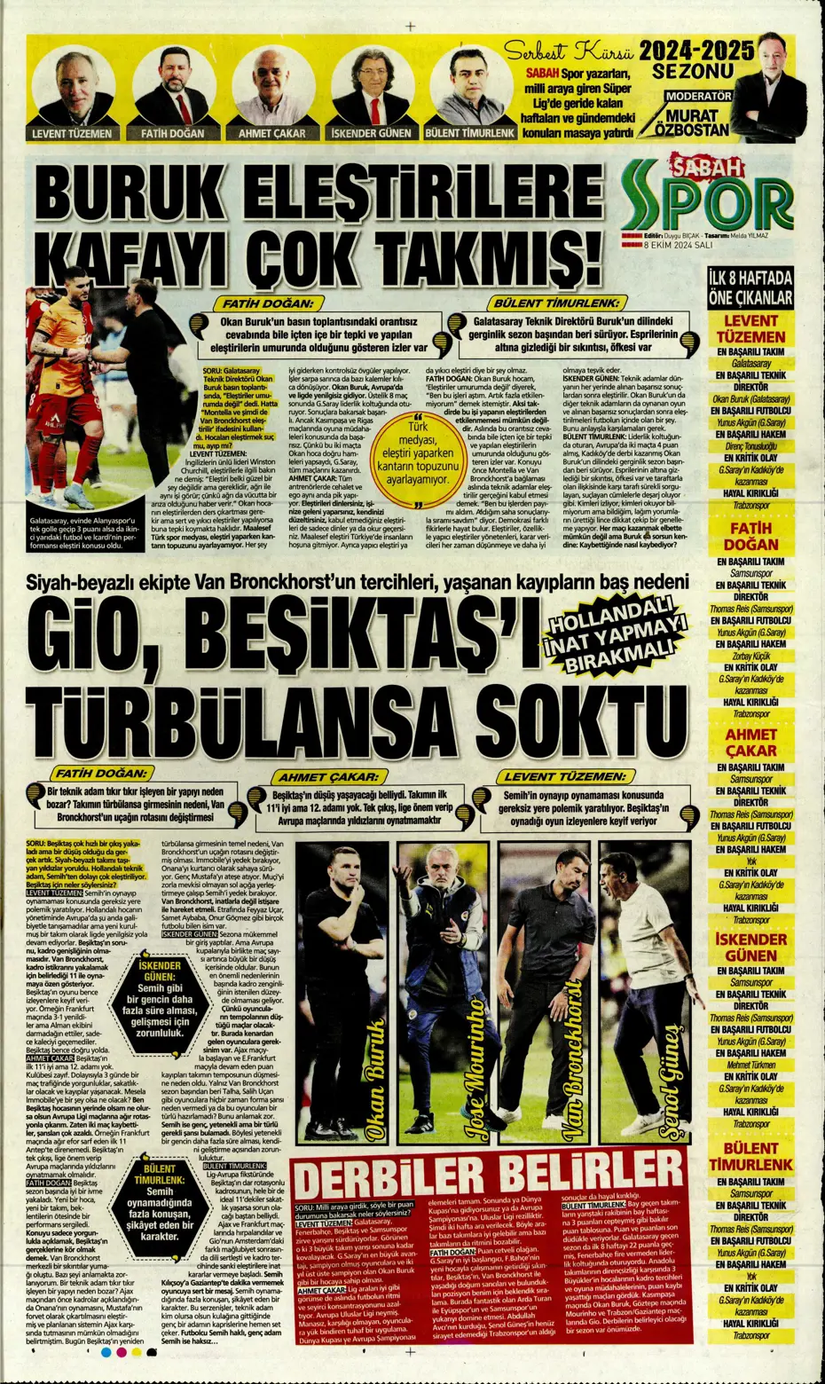 "Fenerbahçe'ye sürpriz golcü" | Sporun manşetleri (8 Ekim 2024) - 28