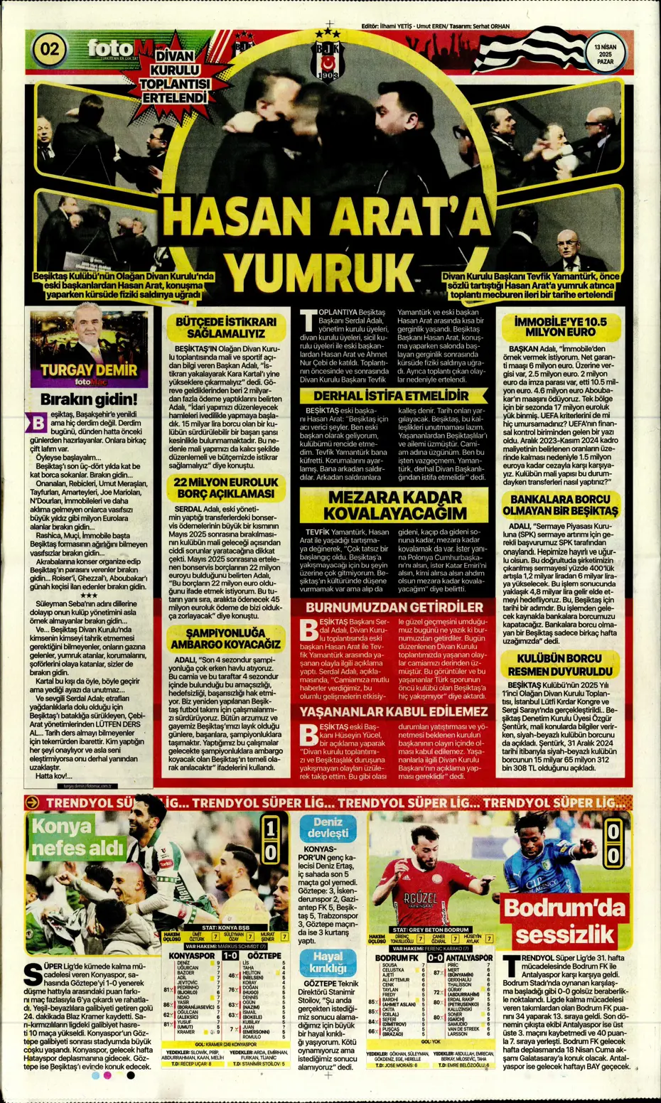 "Dzeko'nun yerine Müller" | Sporun manşetleri - 10