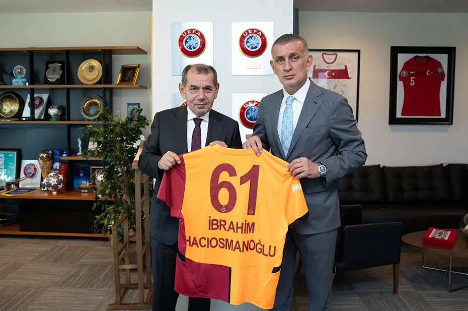 Dursun Özbek'ten İbrahim Hacıosmanoğlu'na ziyaret - 6