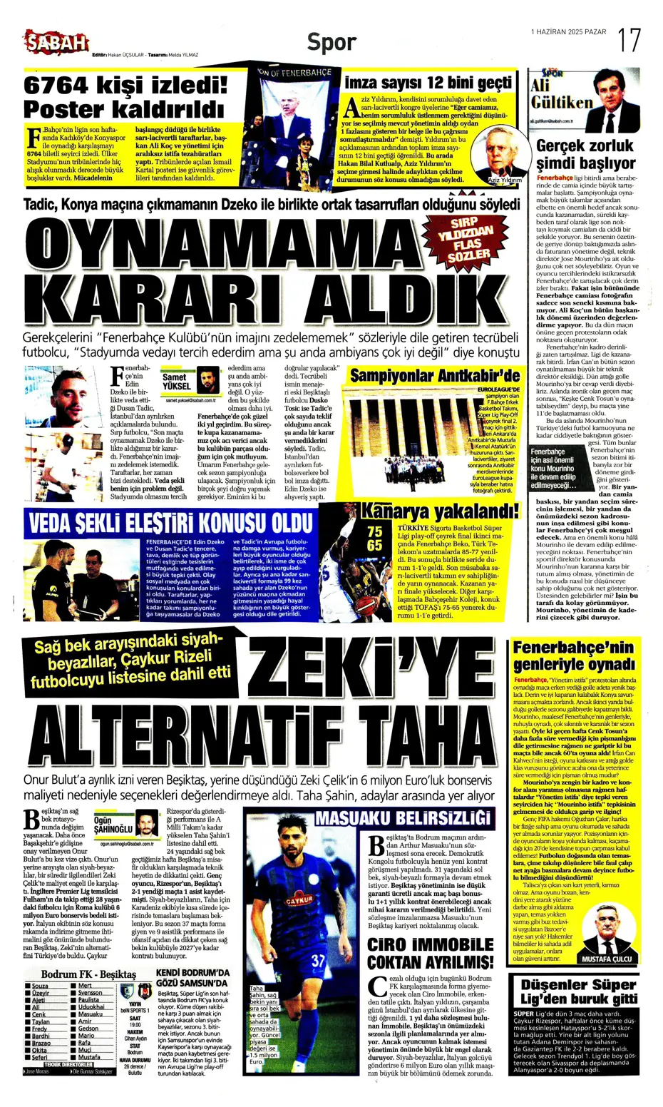 "Galatasaray'dan Lewandowski bombası" | Sporun manşetleri - 32