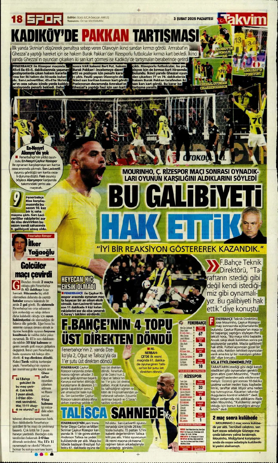 "Transferde Kartal haftası" | Sporun manşetleri - 21