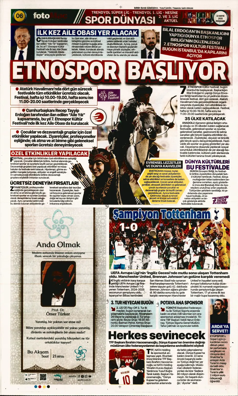 "Aslan Cherki'ye gidiyor" | Sporun manşetleri - 14