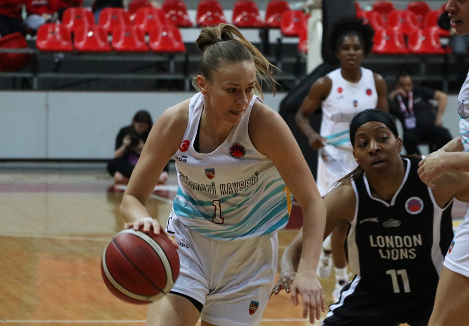 Melikgazi Kayseri Basketbol çeyrek final ilk maçında kaybetti