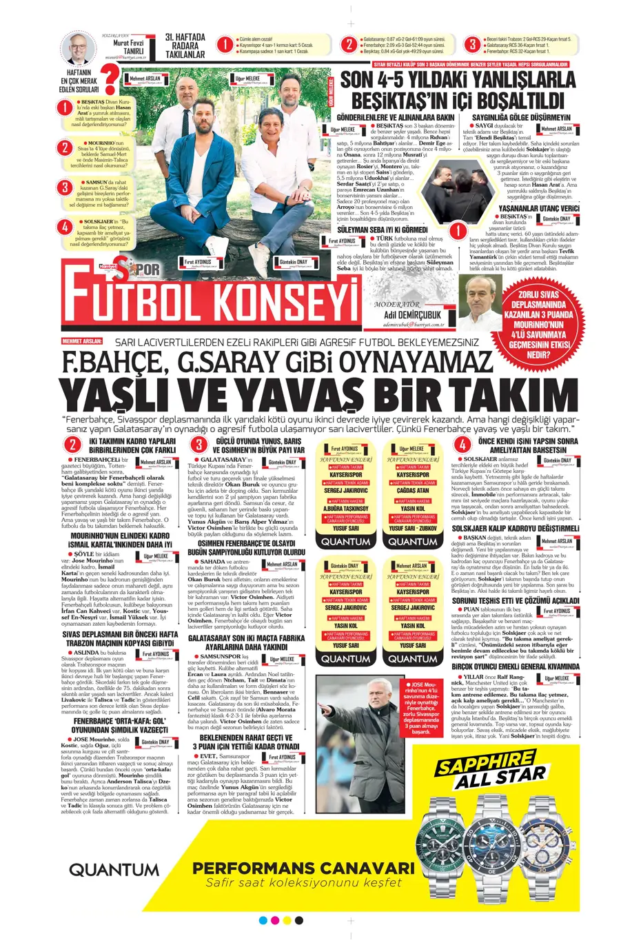 "Aslan'da De Bruyne hazırlığı" | Sporun manşetleri - 14 "Aslan'da De Bruyne hazırlığı" | Sporun manşetleri - 14
