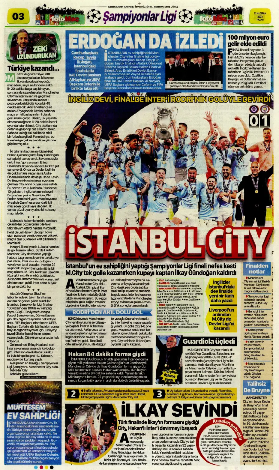"F.Bahçe'ye veda etti" | Sporun manşetleri (11 Haziran 2023) - 9