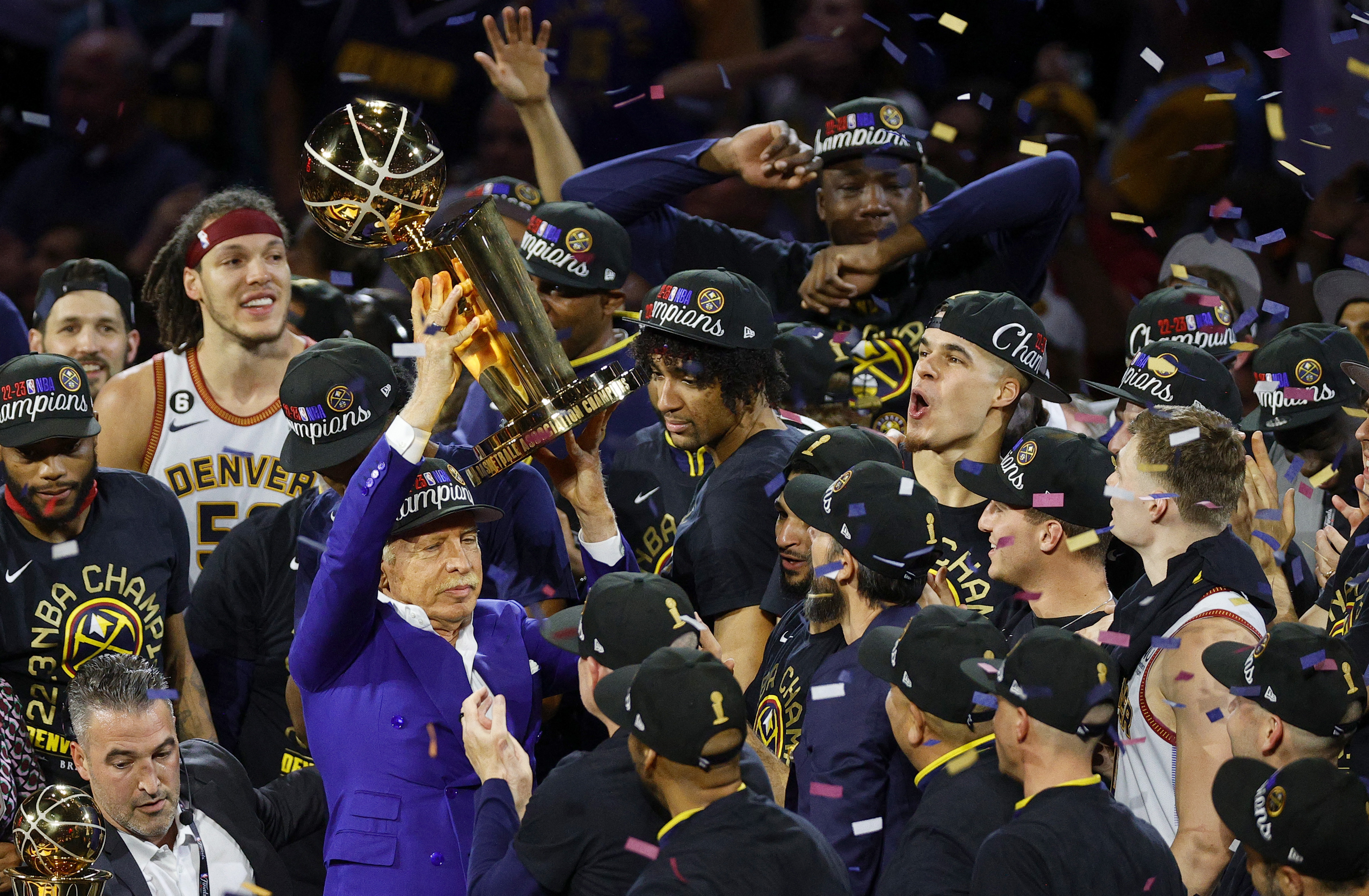 NBA'de Denver Nuggets'tan tarihi şampiyonluk