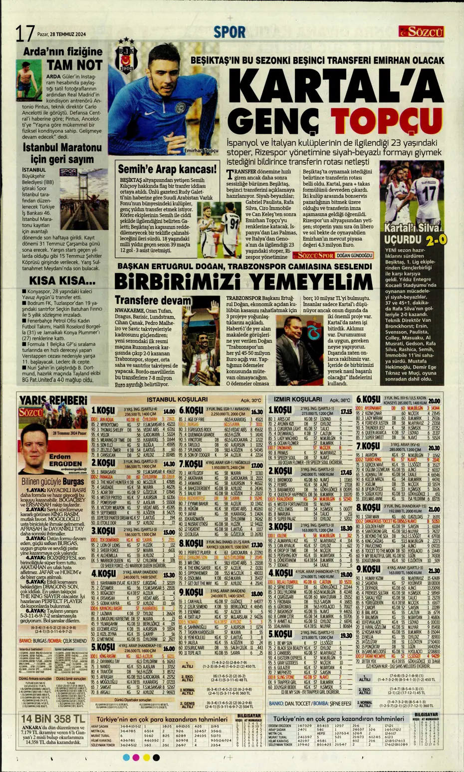 "Aslan'da rota Gravenberch" | Sporun Manşetleri (28 Temmuz 2024) - 26 "Aslan'da rota Gravenberch" | Sporun Manşetleri (28 Temmuz 2024) - 26
