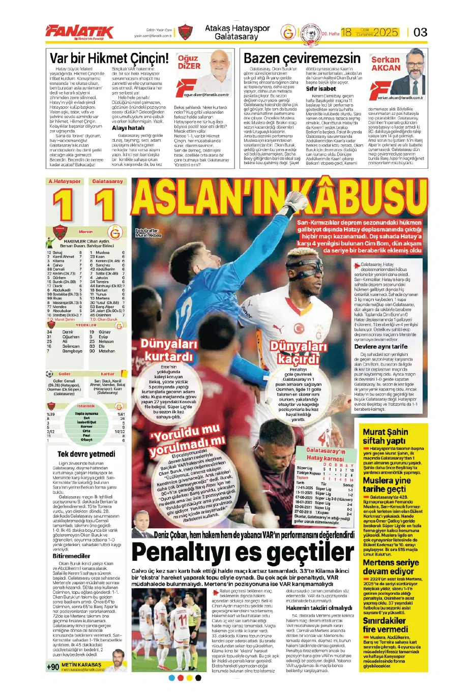 "Diego Carlos'u F.Bahçe kaptı!" | Sporun manşetleri (18 Ocak 2025) - 8 "Diego Carlos'u F.Bahçe kaptı!" | Sporun manşetleri (18 Ocak 2025) - 8