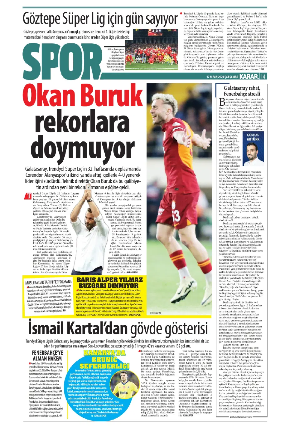 "Fenerbahçe ve Galatasaray'ın Barreiro kapışması" | Sporun manşetleri - 12