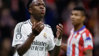 Şampiyonlar Ligi'nde olay hareket: Vinicius Junior, Atletico Madrid tribünlerini az kalsın sahaya indiriyordu