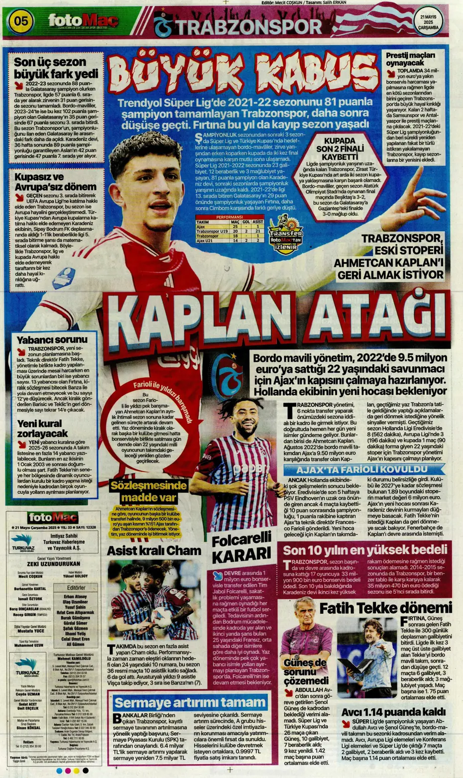 "İşte Sane teklifi" | Sporun manşetleri - 14