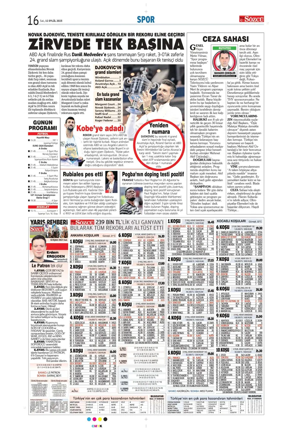 "Kartal'da Lingard sürprizi" | Sporun manşetleri (12 Eylül 2023) - 26