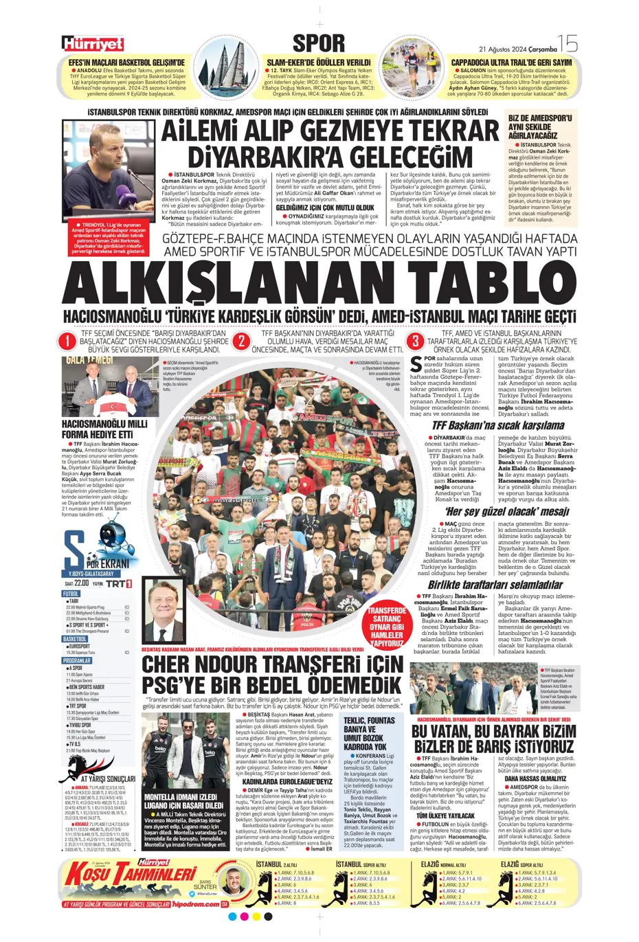 "Dev plan Anderson Talisca" | Sporun manşetleri - 18