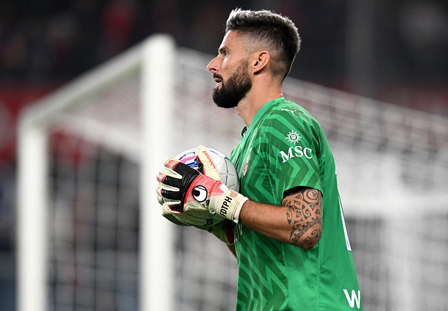Serie A'da haftanın kalecisi Olivier Giroud