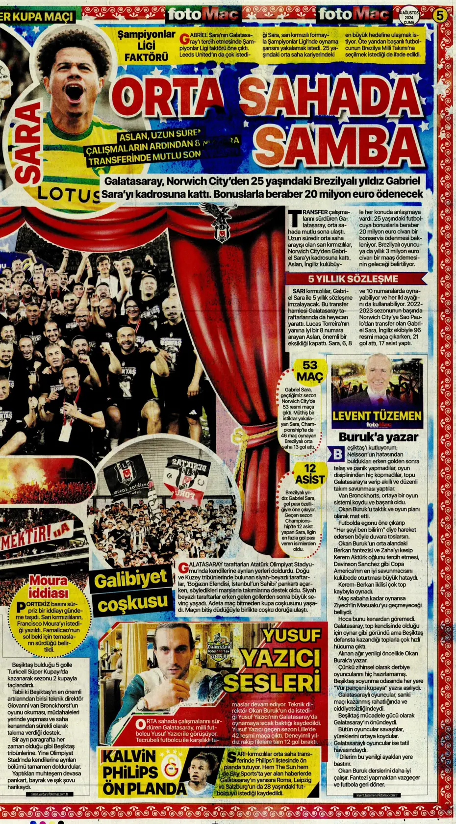 "Fenerbahçe'den nokta atışı transfer" | Sporun manşetleri - 16 "Fenerbahçe'den nokta atışı transfer" | Sporun manşetleri - 16