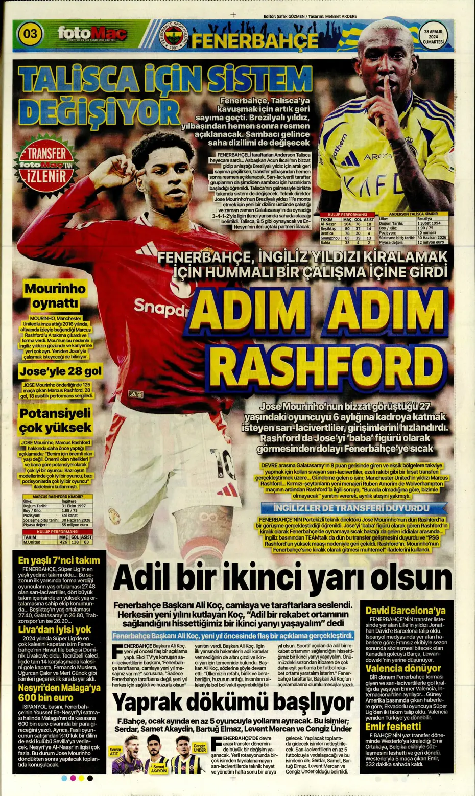 "Ronaldo'nun talebiyle En-Nesyri'ye 40 milyon euro" | Sporun manşetleri - 11