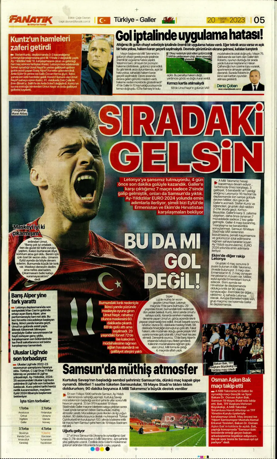 "Bekle bizi Almanya" | Sporun Manşetleri - 6