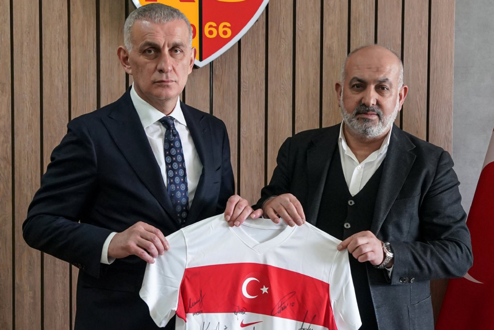 TFF Başkanı Hacıosmanoğlu'ndan Kayserispor'a ziyaret