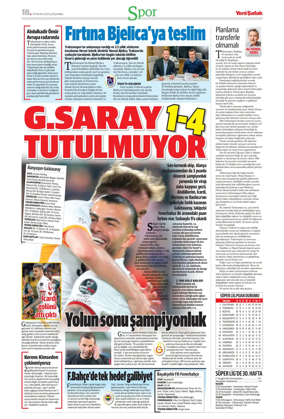 "Galatasaray'ın şov gecesi" | Sporun Manşetleri - 42