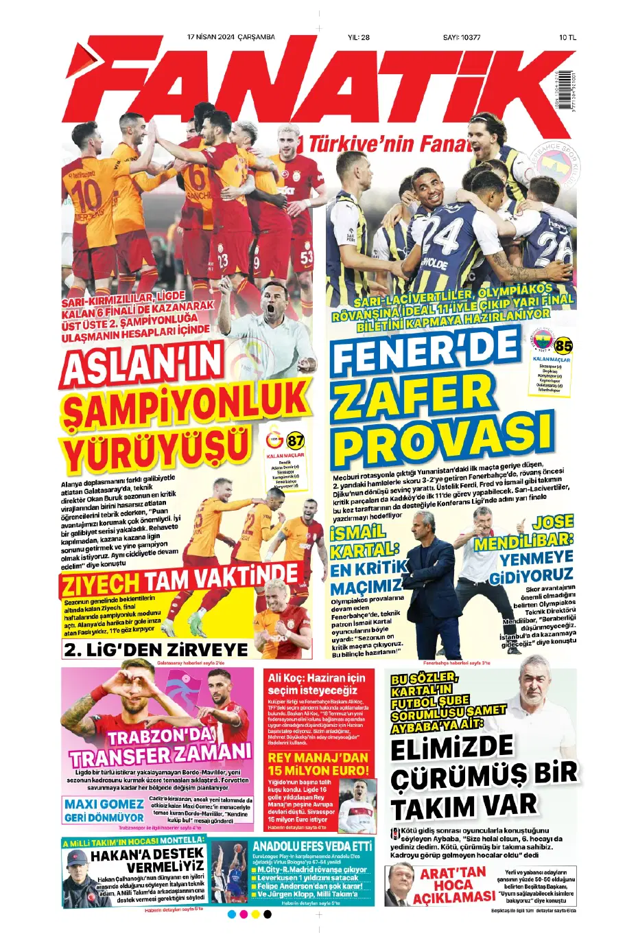 "Fenerbahçe ve Galatasaray'ın Barreiro kapışması" | Sporun manşetleri - 2