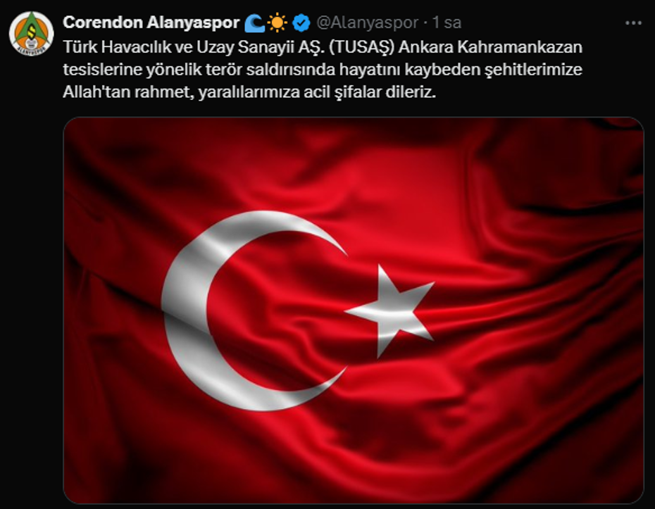 Spor camiası Ankara'daki terör saldırısını kınadı - 15