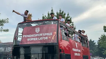 Pendikspor'dan Süper Lig kutlaması