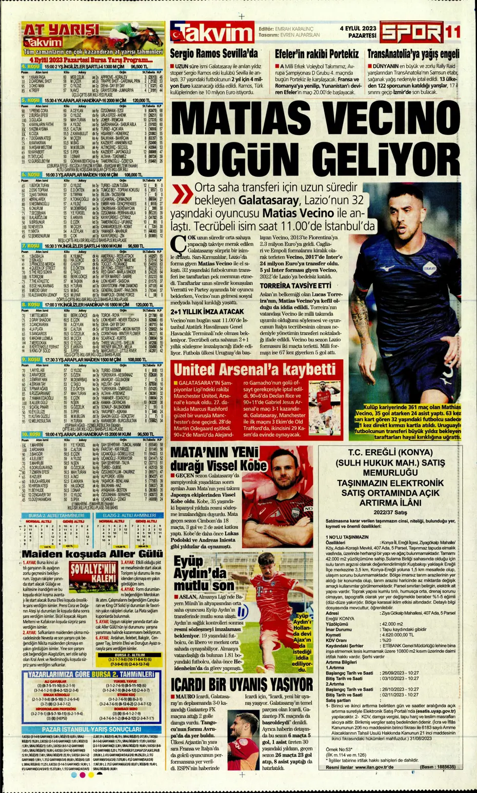 "100'ümüzün akı Türk kadını" | Sporun manşetleri (4 Eylül 2023) - 36