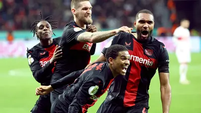 Seri 30 maça çıktı: Bayer Leverkusen kupada geriden gelip kazandı