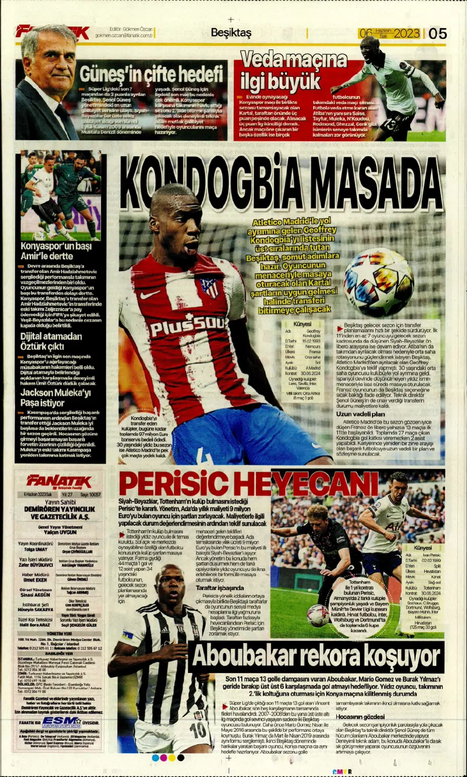"Devler Ligi'ne süper Aslan" | Sporun manşetleri (6 Haziran 2023) - 5