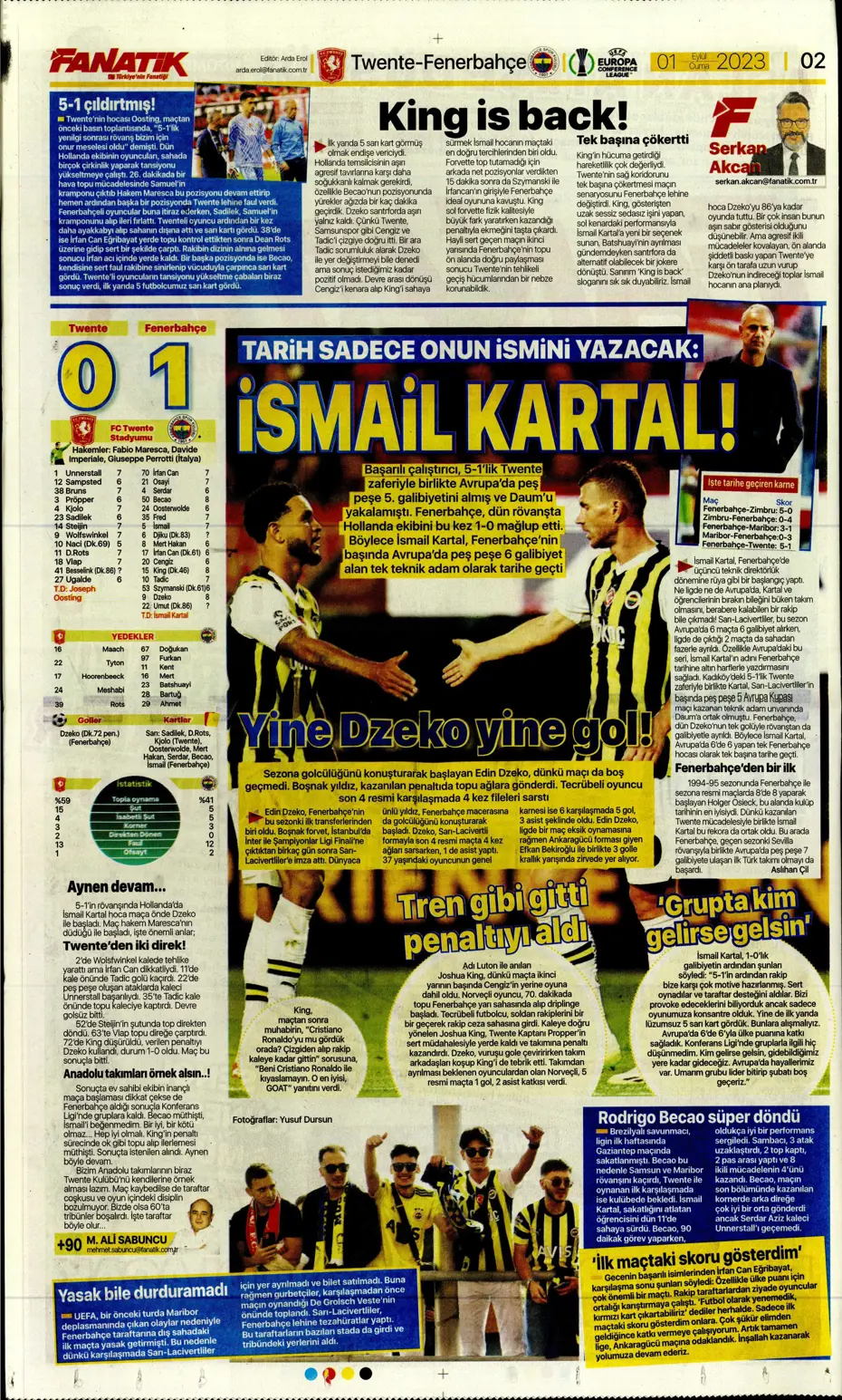 "Sergio Ramos'a '2 Eylül'e kadar cevabını ver' resti" | Sporun manşetleri (1 Eylül 2023) - 4 "Sergio Ramos'a '2 Eylül'e kadar cevabını ver' resti" | Sporun manşetleri (1 Eylül 2023) - 4