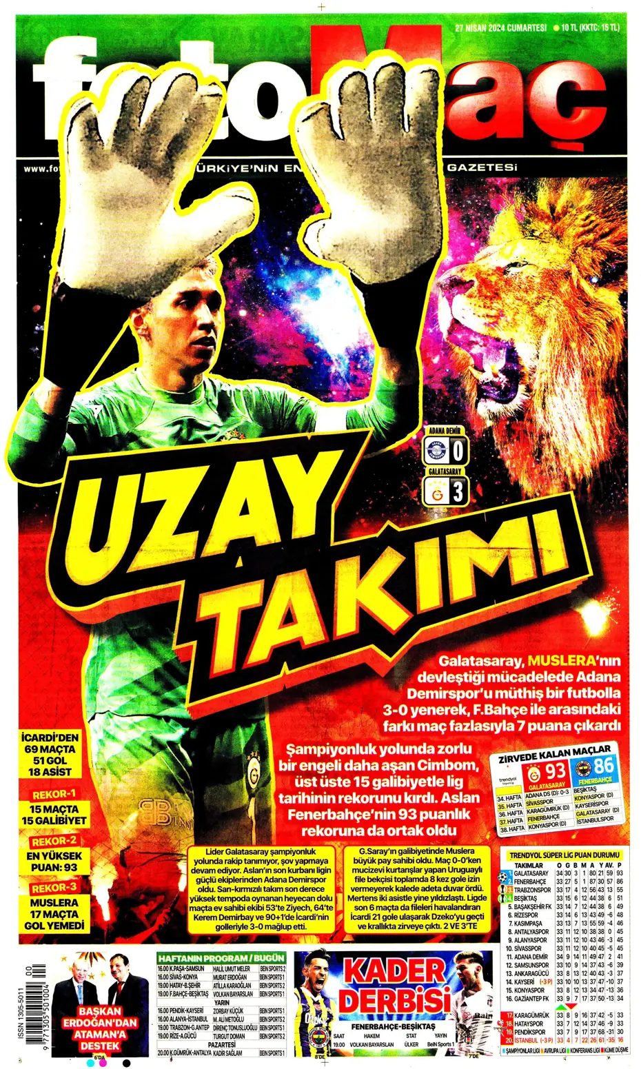 "Kadıköy'de dev kapışma" | Sporun Manşetleri - 12