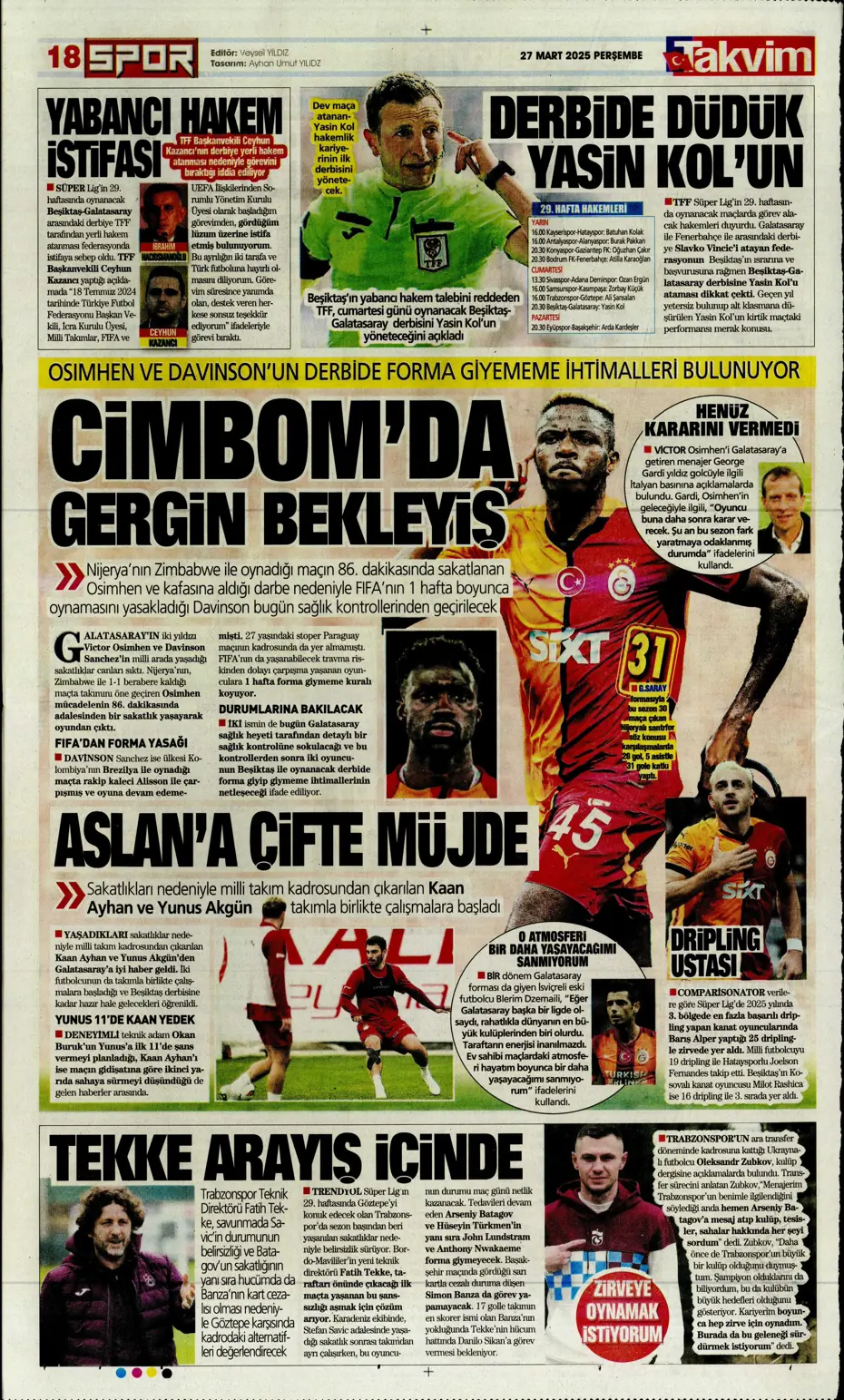 "Fenerbahçe'ye Felix teklifi" | Sporun manşetleri - 29 "Fenerbahçe'ye Felix teklifi" | Sporun manşetleri - 29