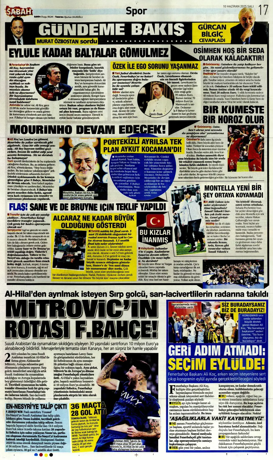 "En-Nesyri ile yılın takası" | Sporun manşetleri - 27