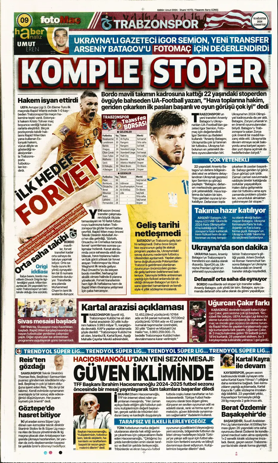 "Fenerbahçe Ferdi Kadıoğlu'nun alternatifini buldu" | Sporun manşetleri - 18