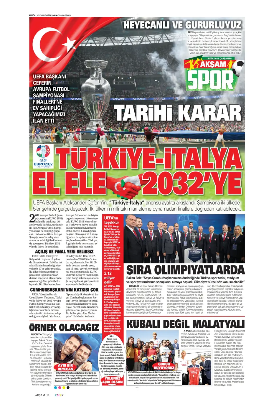 "Sergio Oliveira'ya yol göründü" | Sporun manşetleri (11 Ekim 2023) - 2