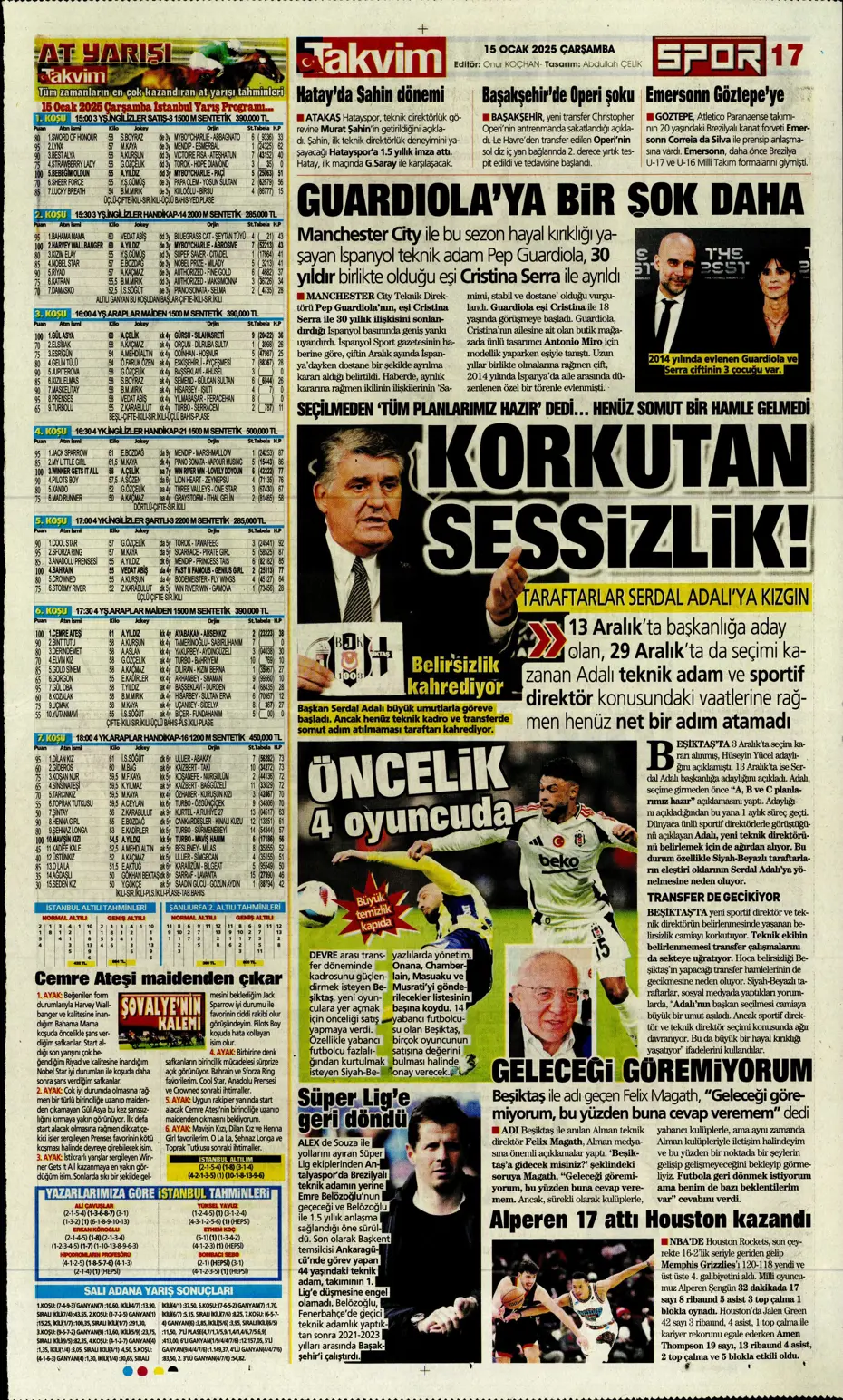 "Fenerbahçe'de yeni hedef Koki Machida" | Sporun manşetleri - 31 "Fenerbahçe'de yeni hedef Koki Machida" | Sporun manşetleri - 31