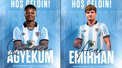 Erzurumspor'dan son dakika çifte transfer Erzurumspor'dan son dakika çifte transfer