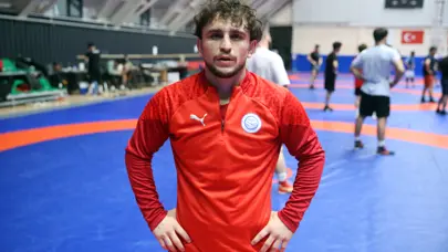 Milli güreşçi Ahmet Duman'ın hedefi uluslararası turnuvalarda altın madalya